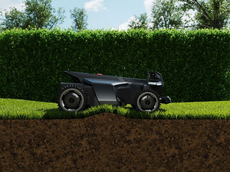 ​Segway-Navimow Robotermäher X420E mit Xero‑Turn™ AWD bis 2000m²