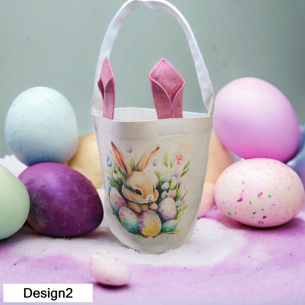 Sublimated Bunny Easter Bag 2