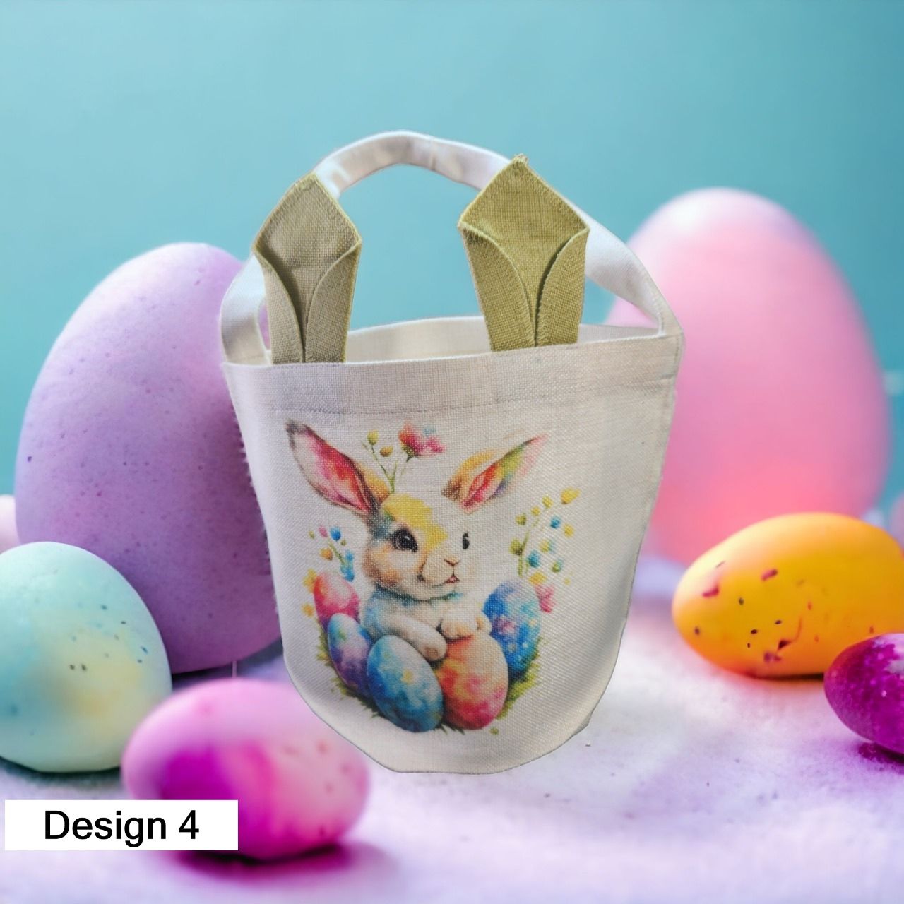 Sublimated Bunny Easter Bag 4