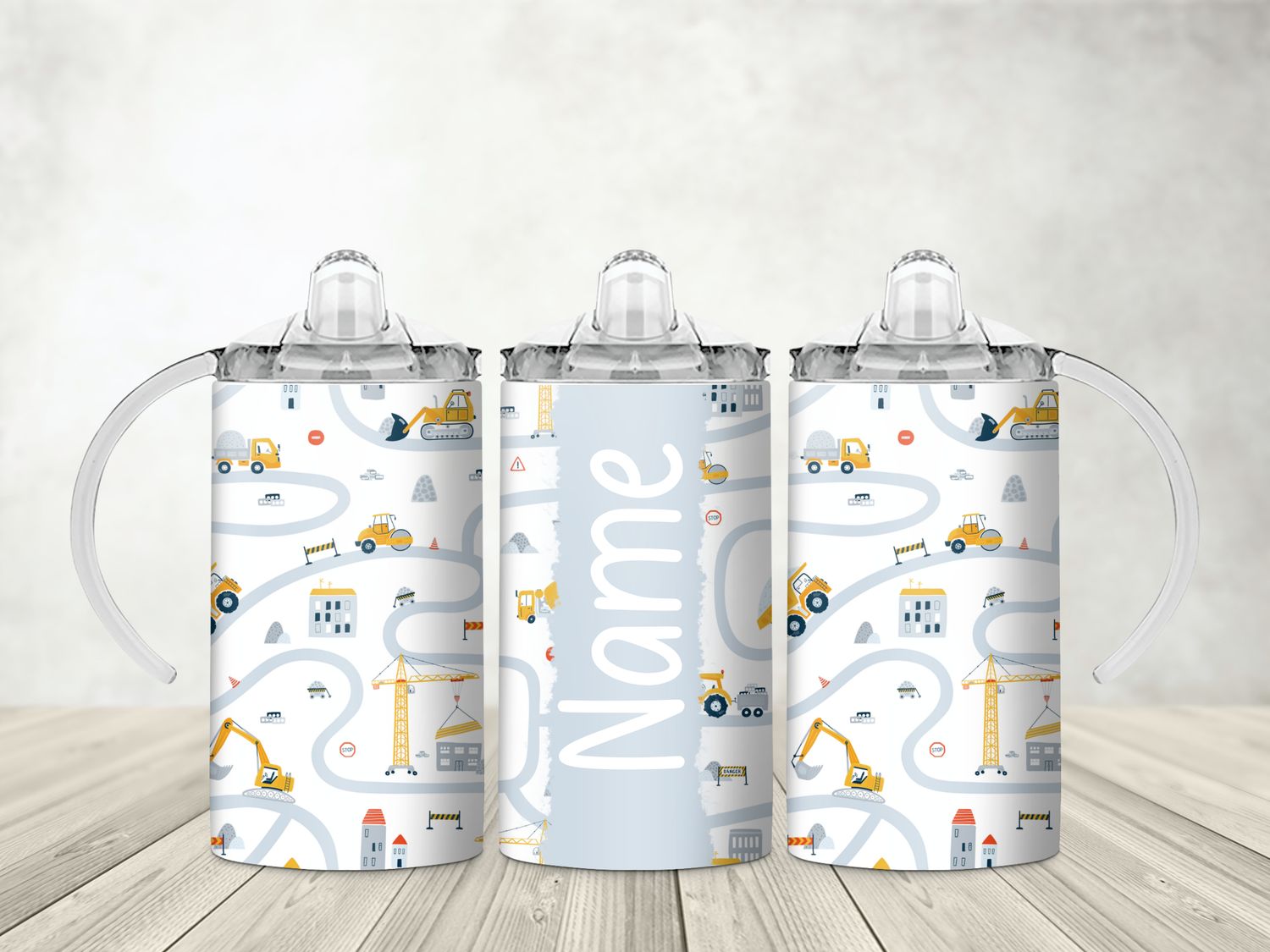 Sippy Cup - Light Blue Cars