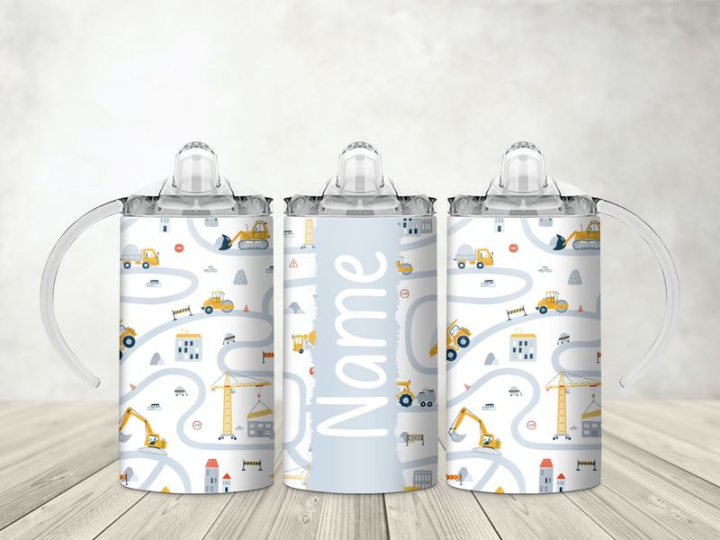 Sippy Cup - Light Blue Cars