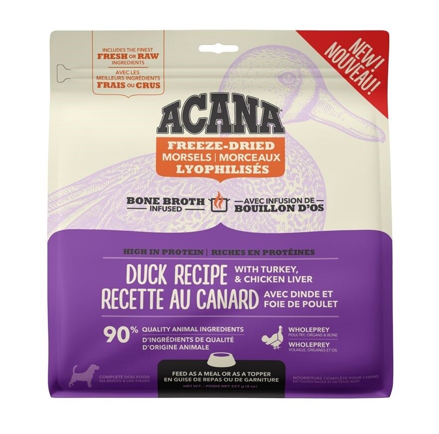 ACANA FD D DUCK MORSELS 8oz FREE-RUN DUCK