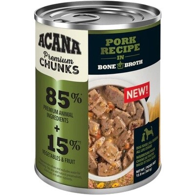 ACANA PORK BONE BROTH 12.8oz DOG CAN RECIPE IN BONE BROTH