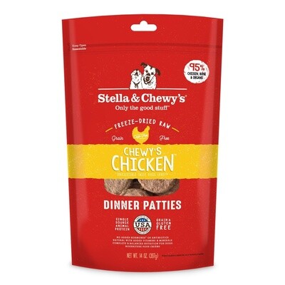 Stella &amp; Chewy&#39;s CKN PATTIES FZDR DOG 14Z