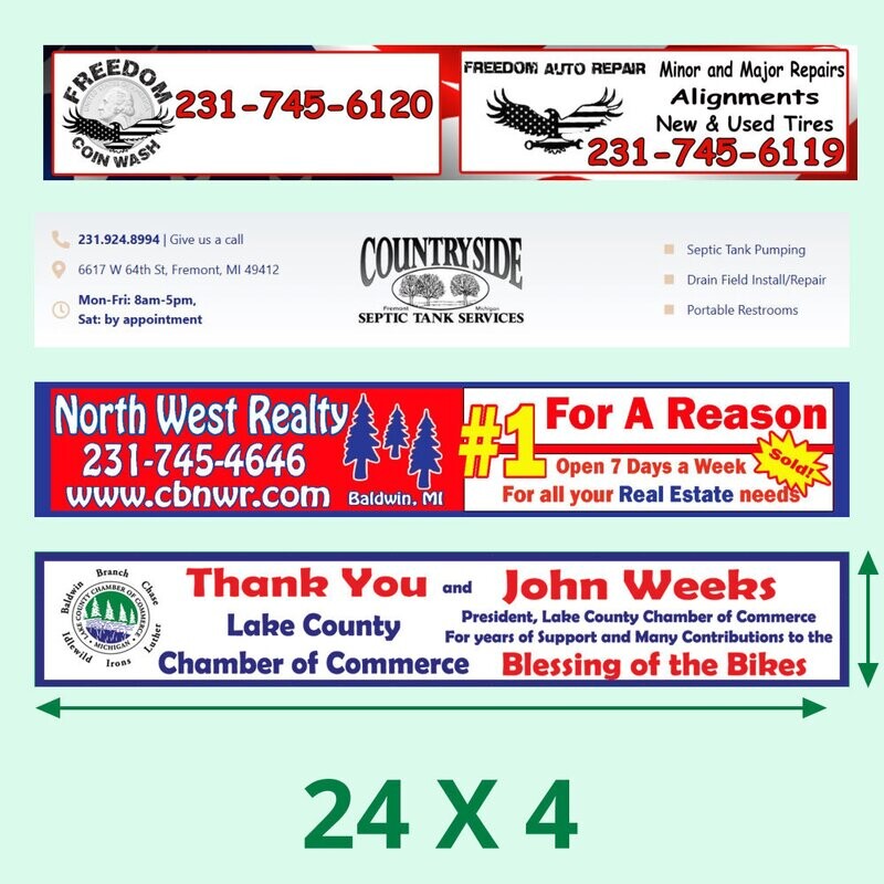 Large Banner 24&#39;x4&#39;