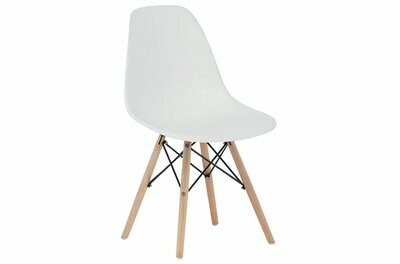 SILLA COMEDOR PATA NÓRDICA BLANCO. SILLA COMEDOR PATA NÓRDICA BLANCO.