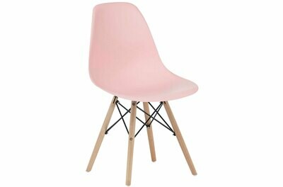 SILLA COMEDOR PATA NÓRDICA ROSA. SILLA COMEDOR PATA NÓRDICA ROSA.