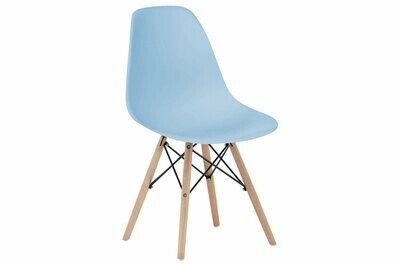 SILLA COMEDOR PATA NÓRDICA CELESTE. SILLA COMEDOR PATA NÓRDICA CELESTE.