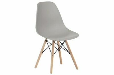 SILLA COMEDOR PATA NÓRDICA GRIS. SILLA COMEDOR PATA NÓRDICA GRIS.