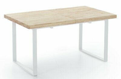 MESA COMEDOR EXTENSIBLE NATURAL ROBLE NORDISH / BLANCO MESA COMEDOR EXTENSIBLE NATURAL ROBLE NORDISH / BLANCO