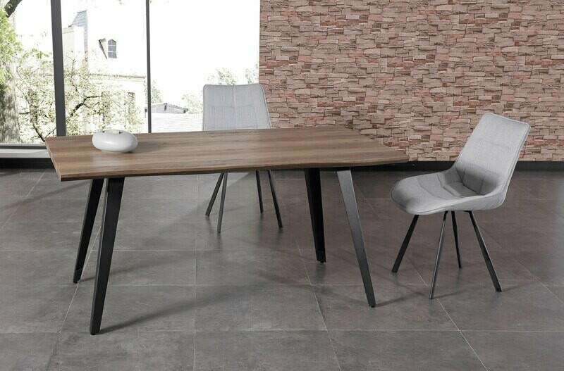 MESA COMEDOR FIJA BRANCH NOGAL / NEGRO. MESA COMEDOR FIJA BRANCH NOGAL / NEGRO.