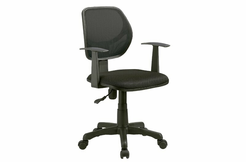 SILLA DE ESTUDIO ERGO RED TRANSPIRABLE NEGRO. SILLA DE ESTUDIO ERGO RED TRANSPIRABLE NEGRO.
