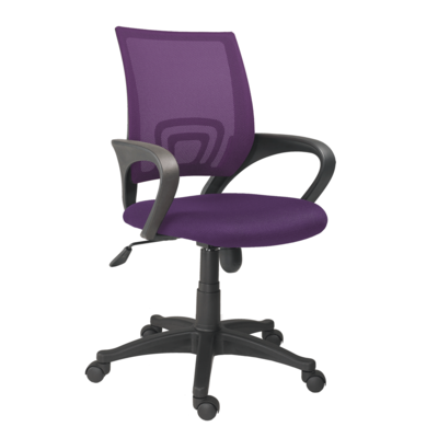 SILLA DE OFICINA GIRATORIA MODELO LOGIC VIOLETA SILLA DE OFICINA GIRATORIA MODELO LOGIC VIOLETA