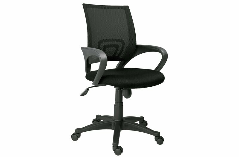 SILLA DE OFICINA GIRATORIA MODELO LOGIC NEGRO SILLA DE OFICINA GIRATORIA MODELO LOGIC NEGRO