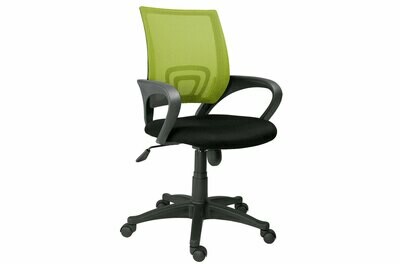 SILLA DE OFICINA GIRATORIA MODELO LOGIC NEGRO / VERDE SILLA DE OFICINA GIRATORIA MODELO LOGIC NEGRO / VERDE