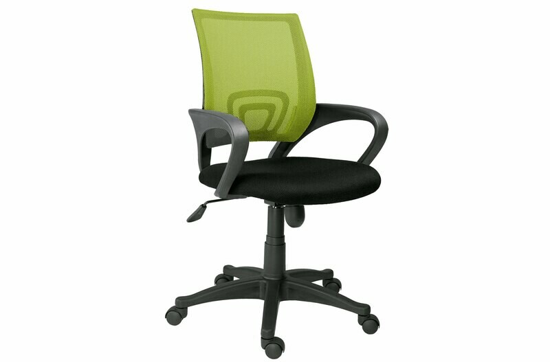 SILLA DE OFICINA GIRATORIA MODELO LOGIC NEGRO / VERDE SILLA DE OFICINA GIRATORIA MODELO LOGIC NEGRO / VERDE