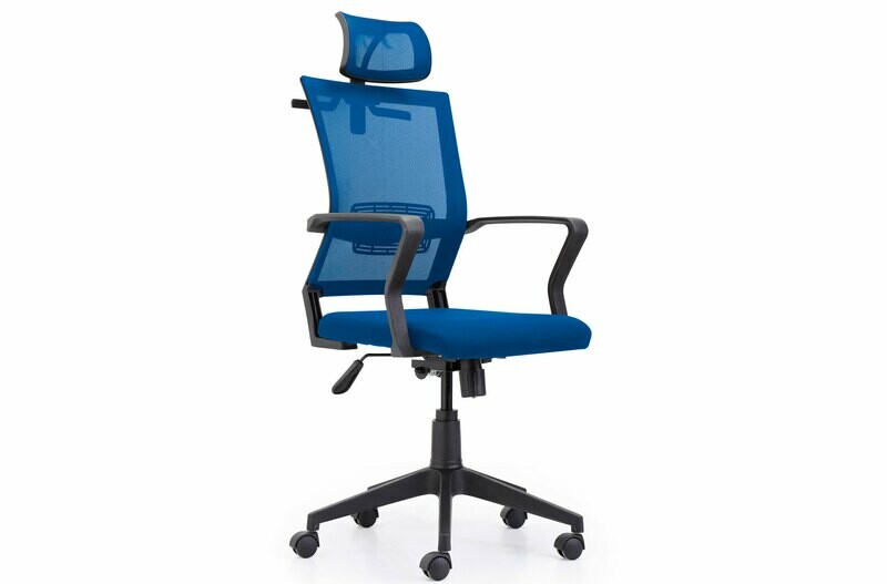 SILLÓN GIRATORIO WINNER RED TRANSPIRABLE AZUL SILLÓN GIRATORIO WINNER RED TRANSPIRABLE AZUL