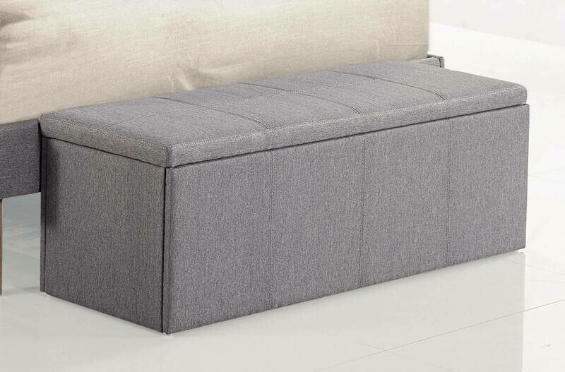 BAÚL TAPIZADO UNIVERSAL 120 TEJIDO TEX GRIS. BAÚL TAPIZADO UNIVERSAL 120 TEJIDO TEX GRIS.