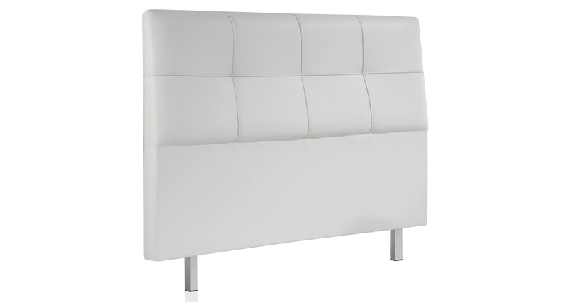 CABECERO CON PATAS TAPIZADO DE 140 CM BLANCO CABECERO CON PATAS TAPIZADO DE 140 CM BLANCO