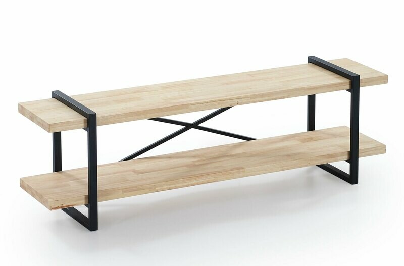 MUEBLE TV PLANK ROBLE NORDISH / NEGRO. MUEBLE TV PLANK ROBLE NORDISH / NEGRO.