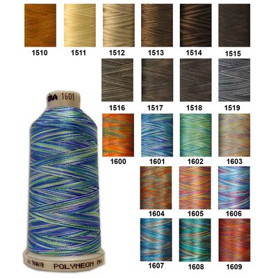 Machine Embroidery Thread - Polyneon 1100 Yd Spool Astro Colors