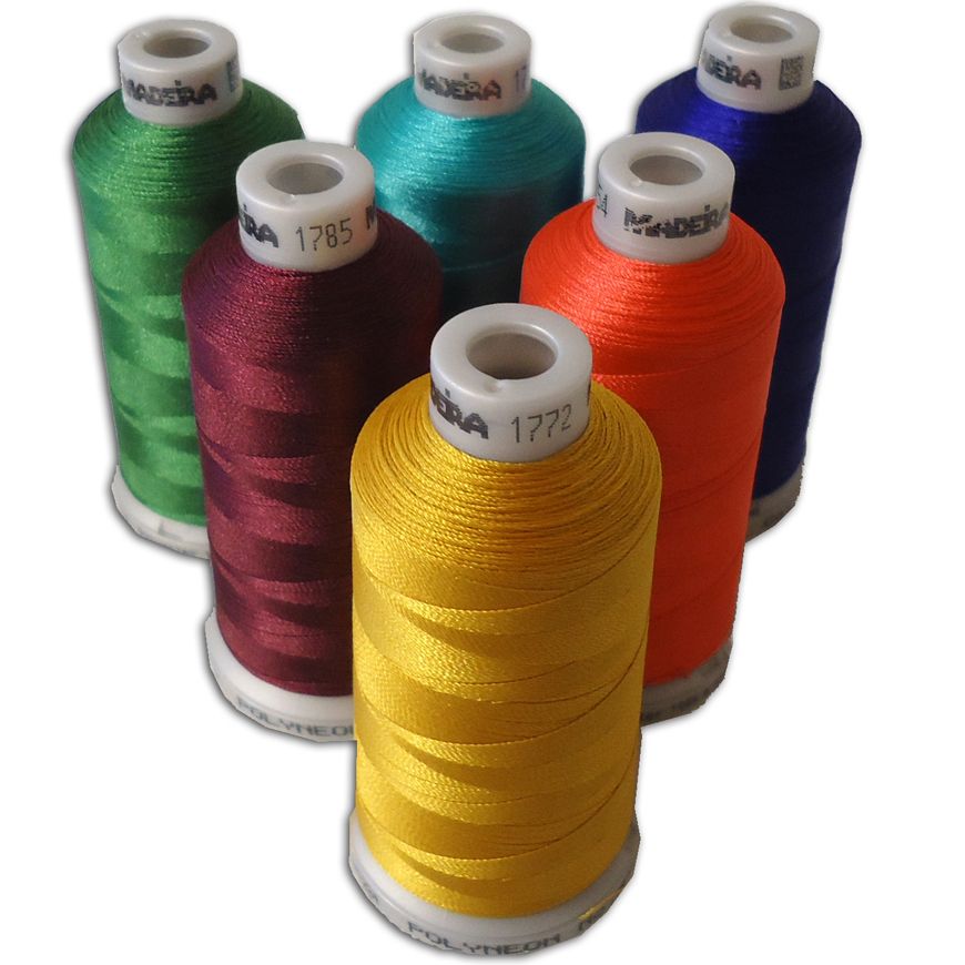 Machine Embroidery Thread - Polyneon/Polyneon Green 1100 Yd Spool