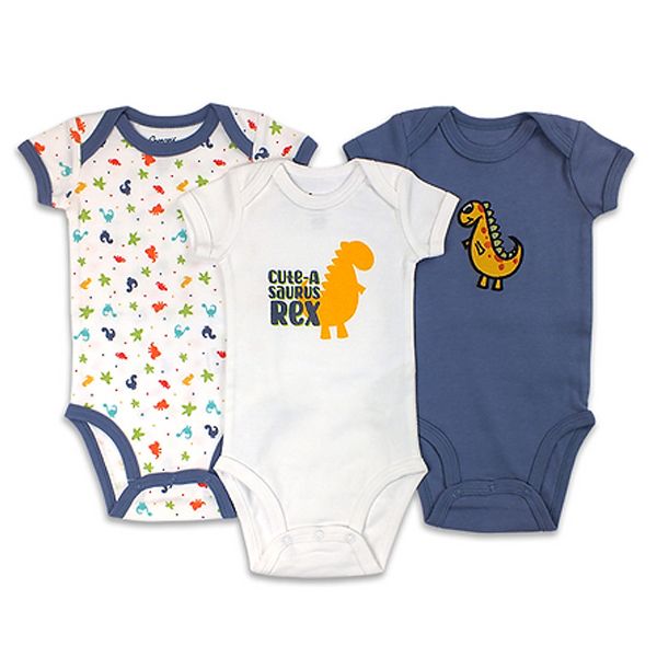 3 Pack Bodysuits - Dino