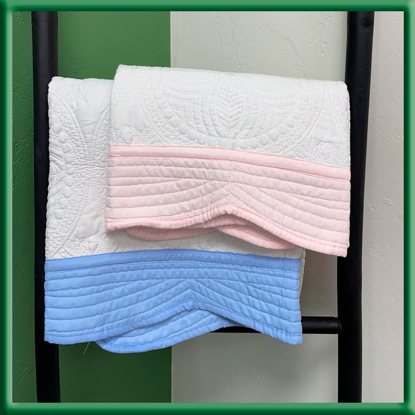 Heirloom Quilted Baby Blanket Store Discount Embroidery Blanks