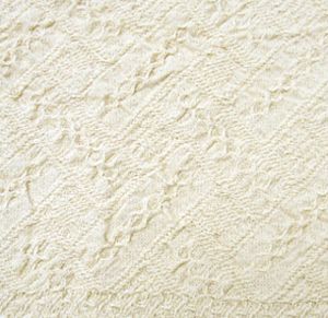 Natural Lattice Woven Afghan 48"x60"