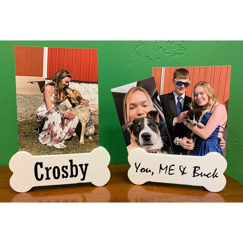 Dog Bone Photo Holder