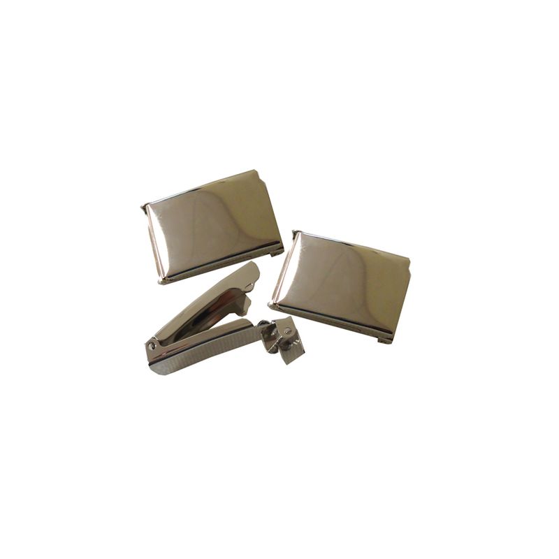 ***Overstock Sale*** 1 1/4" Military Style Nickle Plated Belt Buckle