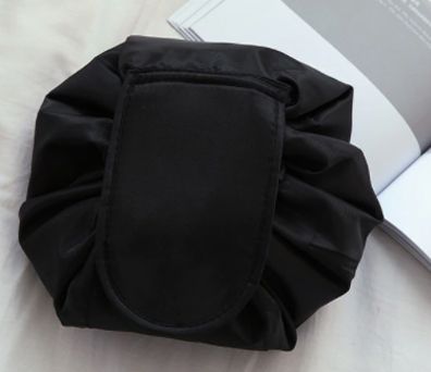 ***Closeouts*** Travel Drawstring Cosmetic Bag - Black