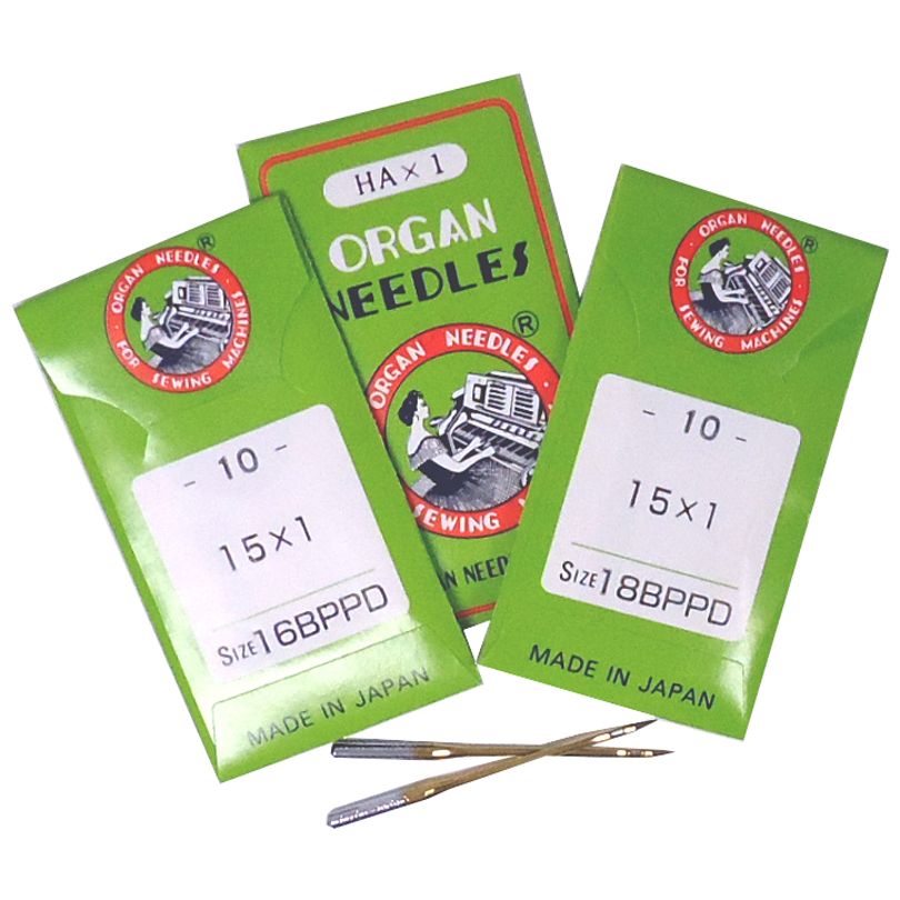 ***Clearance Priced*** Flat Shank Organ Needles - Titanium Ballpoint - Pkg of 10