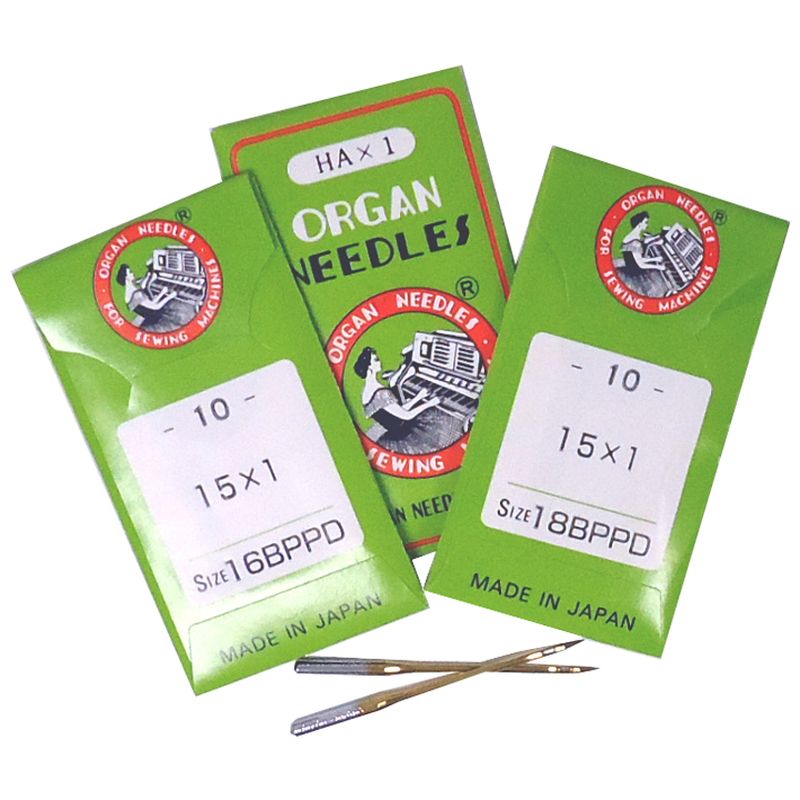 ***Clearance Priced*** Flat Shank Organ Needles - Titanium Ballpoint - Pkg of 10