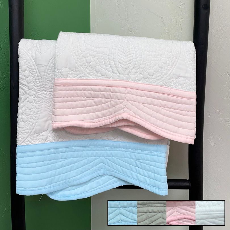 Heirloom Quilted Baby Blanket