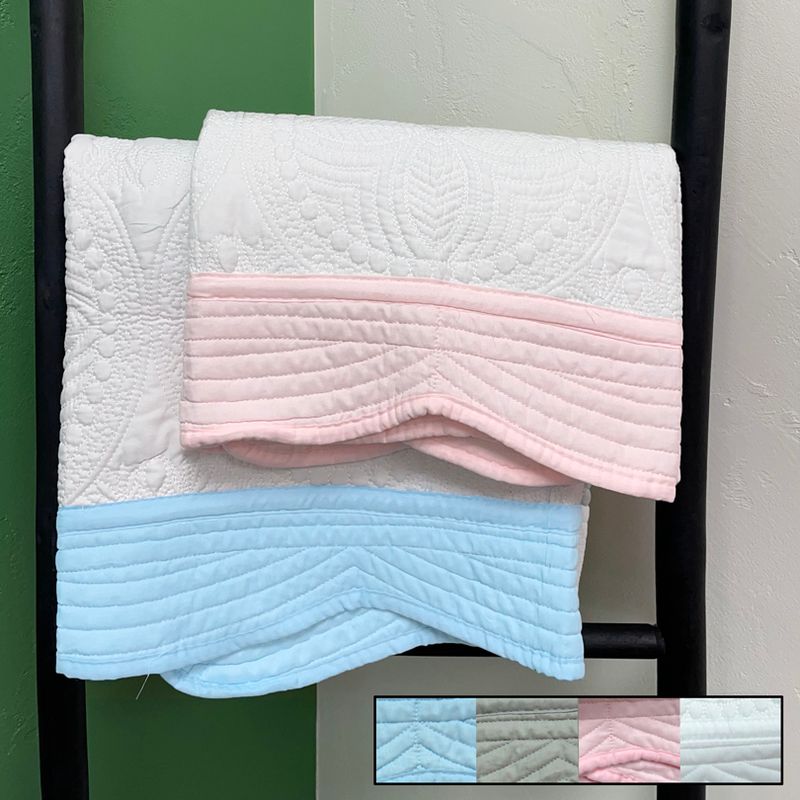 Heirloom Quilted Baby Blanket
