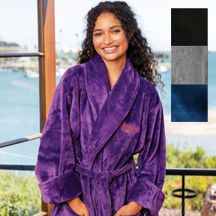 Tahoe Microfleece Shawl Collar Robe