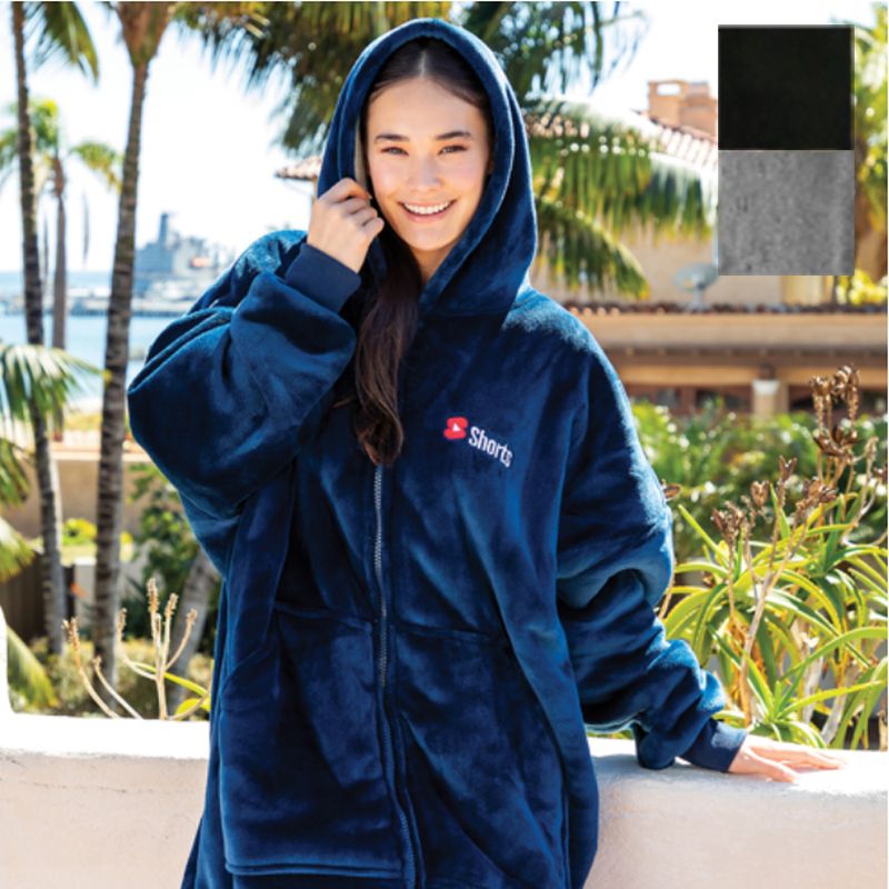 Oversized Lounge Zip Up Hoodie