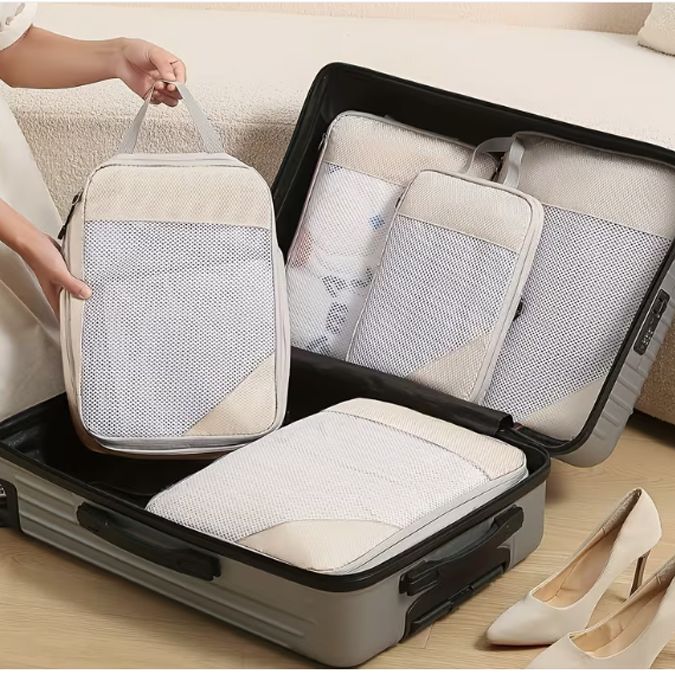 3 PC Travel Compression Packing Cubes