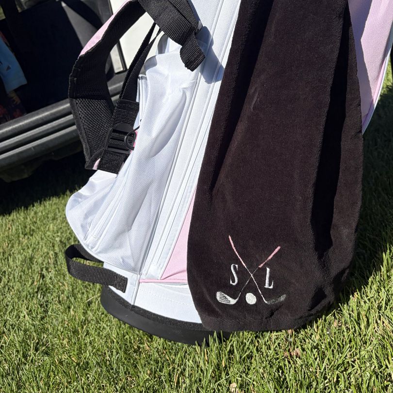 GROMMETED Tri-Fold Hemmed Golf Towel