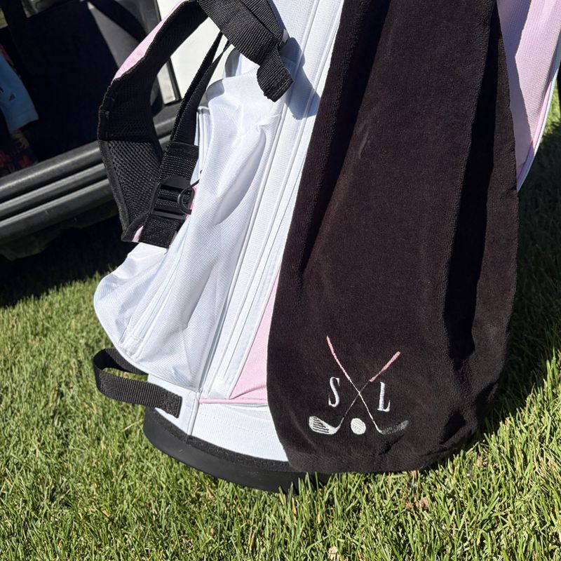 GROMMETED Tri-Fold Hemmed Golf Towel
