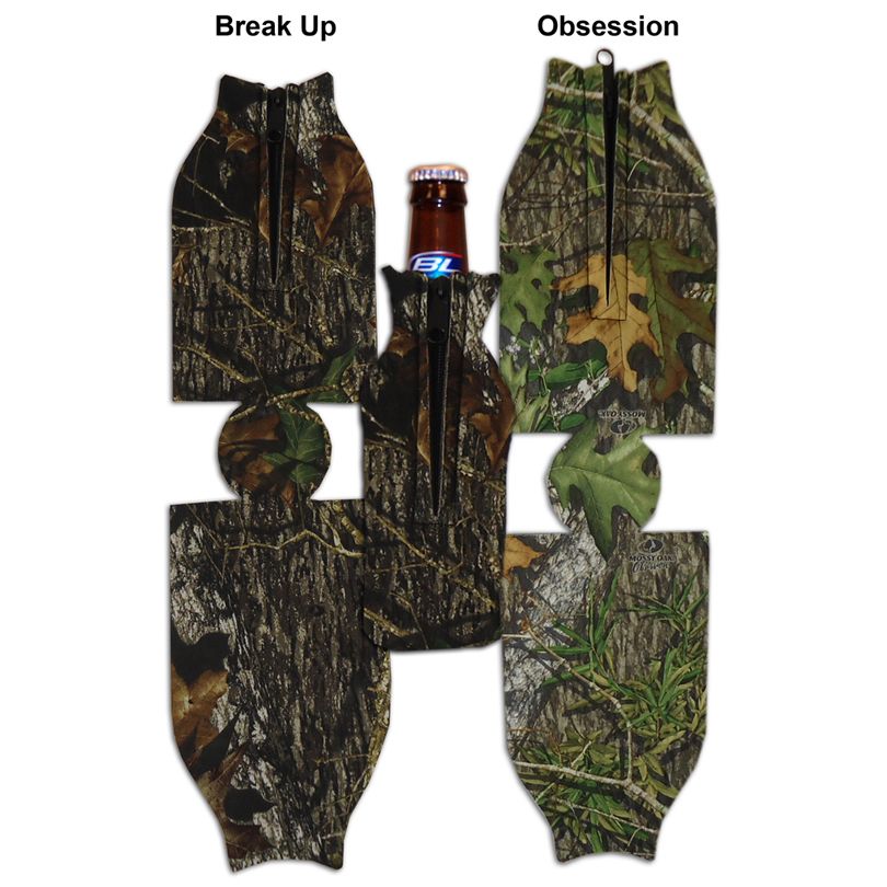 Mossy Oak ZIPPER Bottle Insulator/Cooler