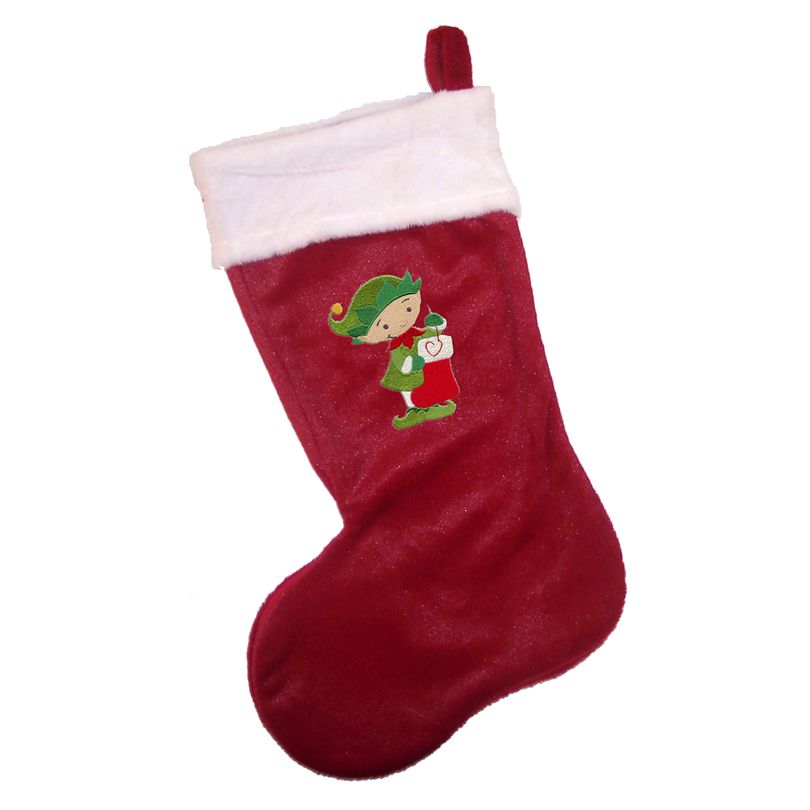 19" Embroiderable Christmas Stocking
