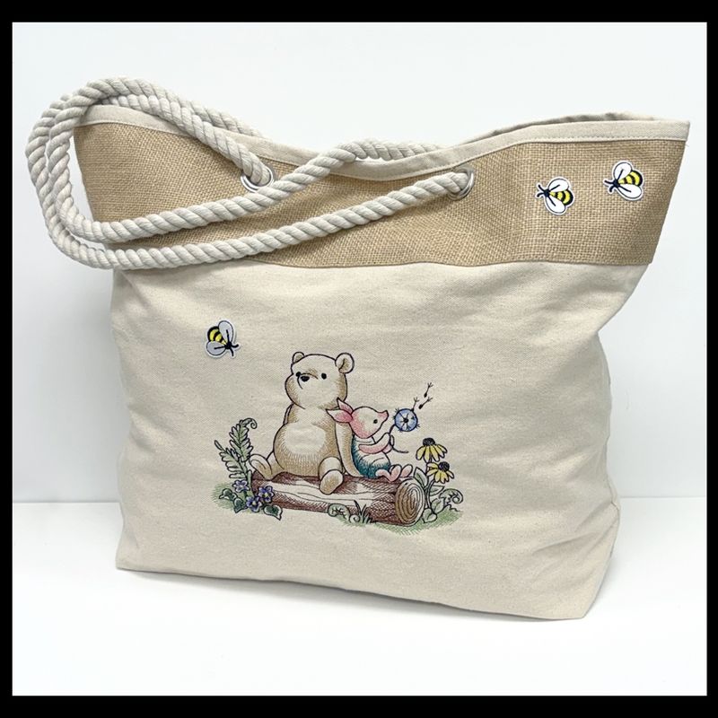 Fancy Canvas Tote Bag