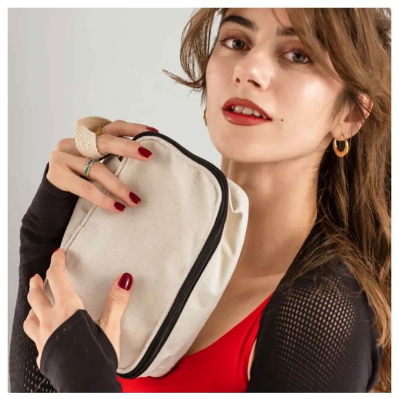 Natural Travel Toiletry Bag