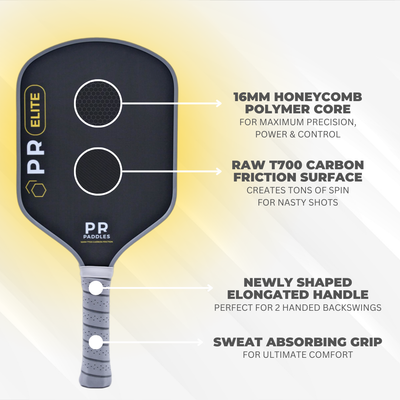 PR ELITE 16mm T700 Carbon Friction Paddle