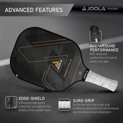 Essentials FS 12mm Black Pickleball Paddle