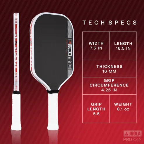 Ben Johns Perseus Pro IV Duel 16mm Pickleball Paddle