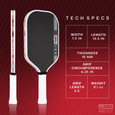 Ben Johns Perseus Pro IV Duel 16mm Pickleball Paddle