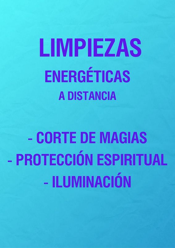 ​Limpiezas energéticas